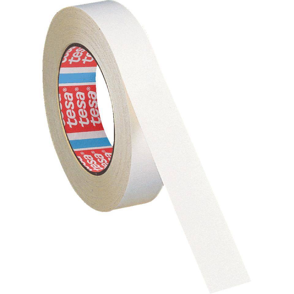 tesaband® 4651 Premium Gewebeband, stark klebend, universell einsetzbar, weiß, 25mm, 25m/Rolle
