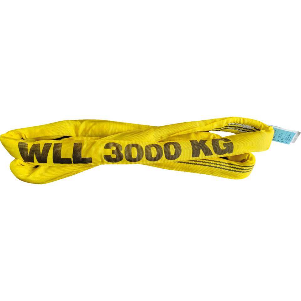 Dolezych DoForce Rundschlinge, bis 3000kg, Schlingenumfang 2m, gelb, 240x80x150mm