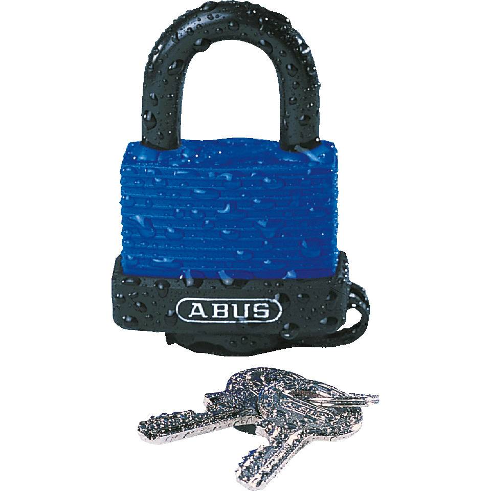 ABUS Vorhängeschloß Aqua Safe, verschiedenschließend, Messing, 49x28x73mm, Ø 8mm