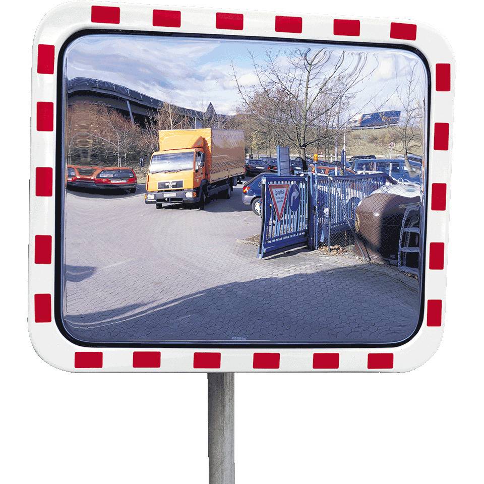 Verkehrsspiegel, sorgen für noch mehr Sicherheit, Polycarbonat, 800x1000mm