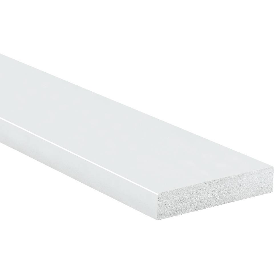 Knuffi Flächenschutzprofil Typ S, selbstklebend/zum Anschrauben, weiß, PU-Schaum, 1m