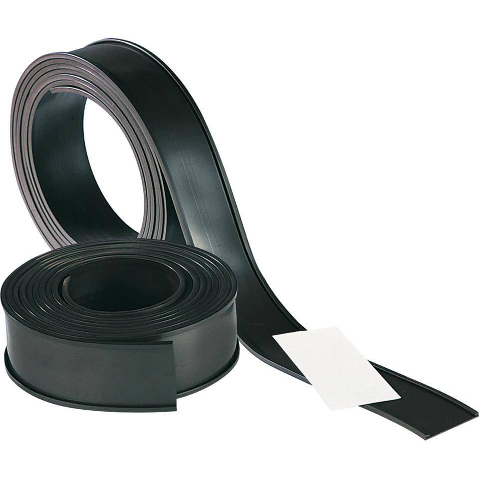 Magnetisches C-Profil auf Rolle, schwarz, Kunststoff, 30mmx50m