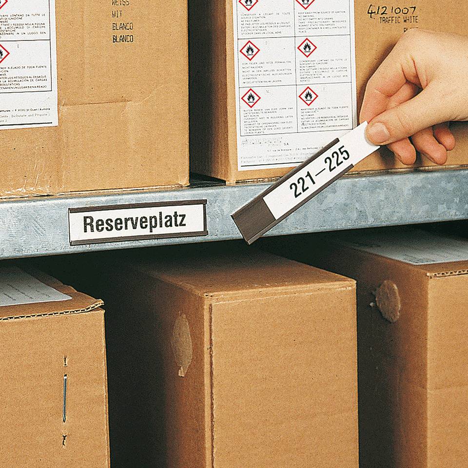 Magnetisches C-Profil auf Rolle, schwarz, Kunststoff, 10mmx50m