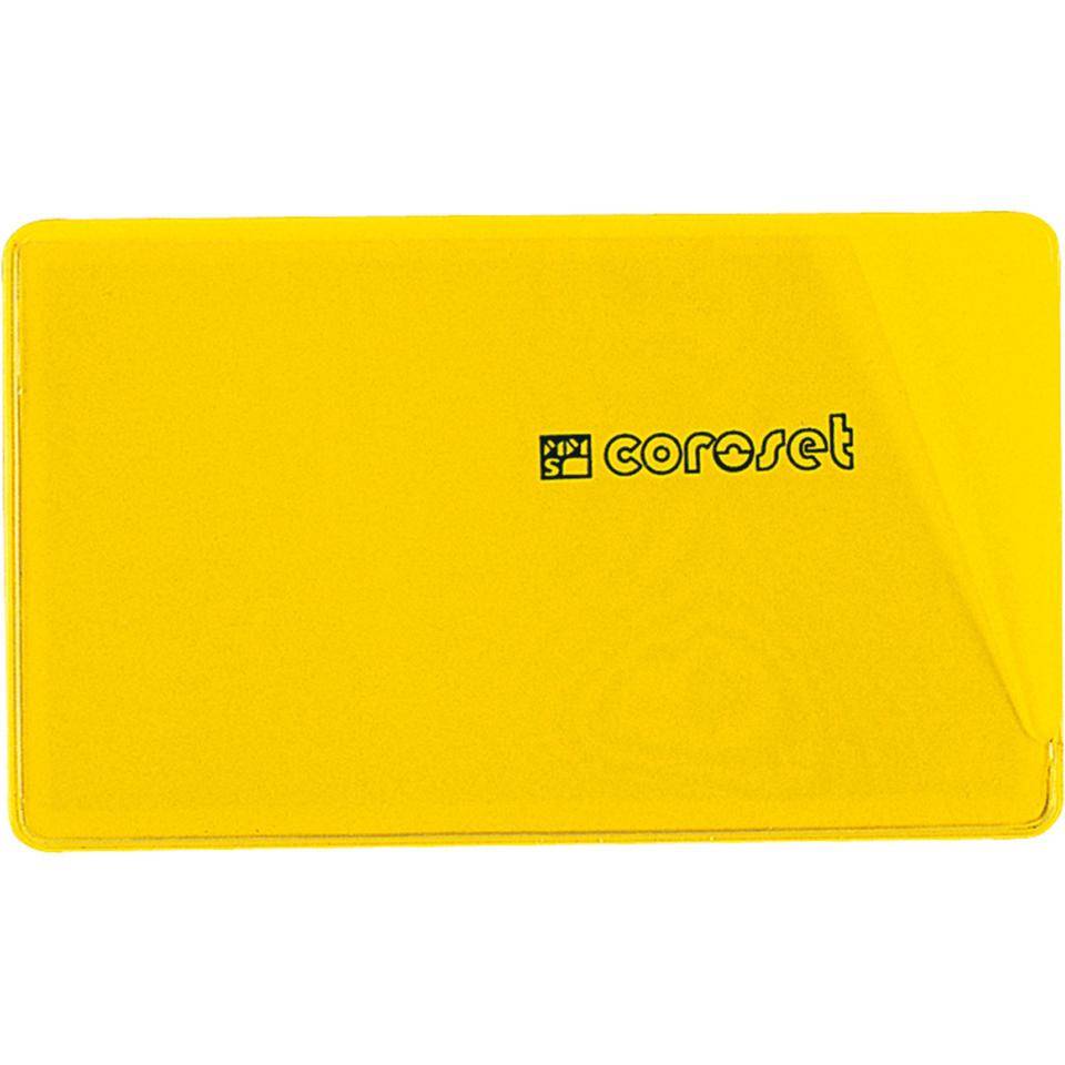 coroset® magnetische Etikettenhalter, gelb, 120x40mm, 100/VE