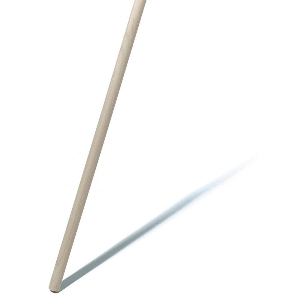 Besenstiel, Rundkopf, ohne Gewinde, Holz, Ø 23,5mm, 140cm, 10/VE