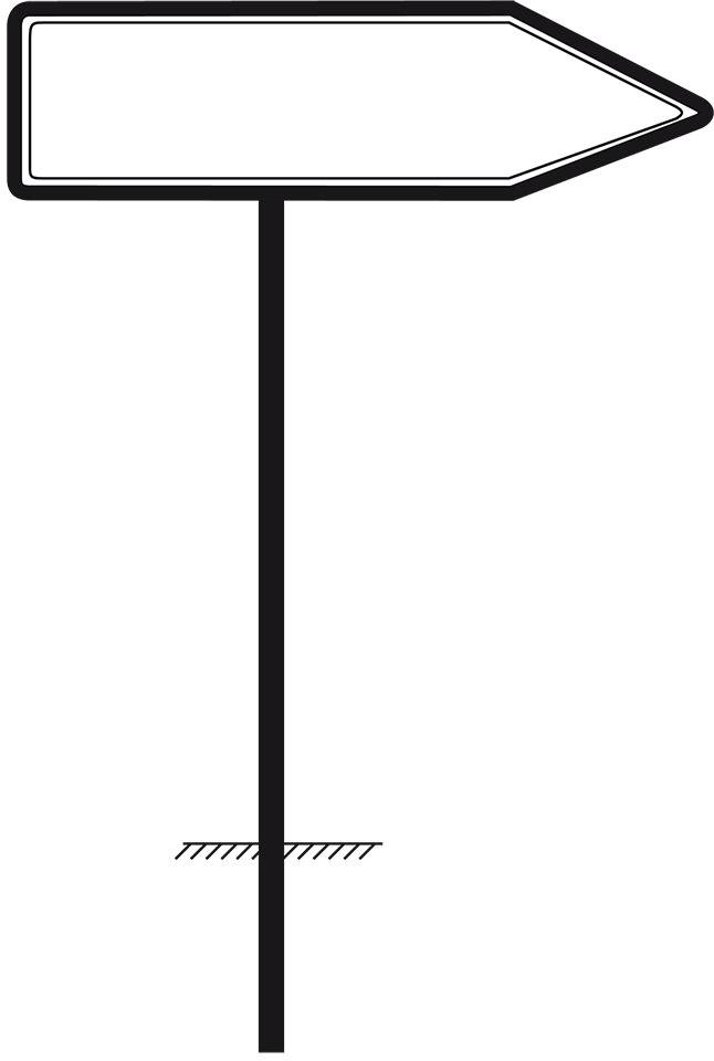 Rohrrahmen für Verkehrsschilder 1400x350mm, Stahl, feuerverzinkt