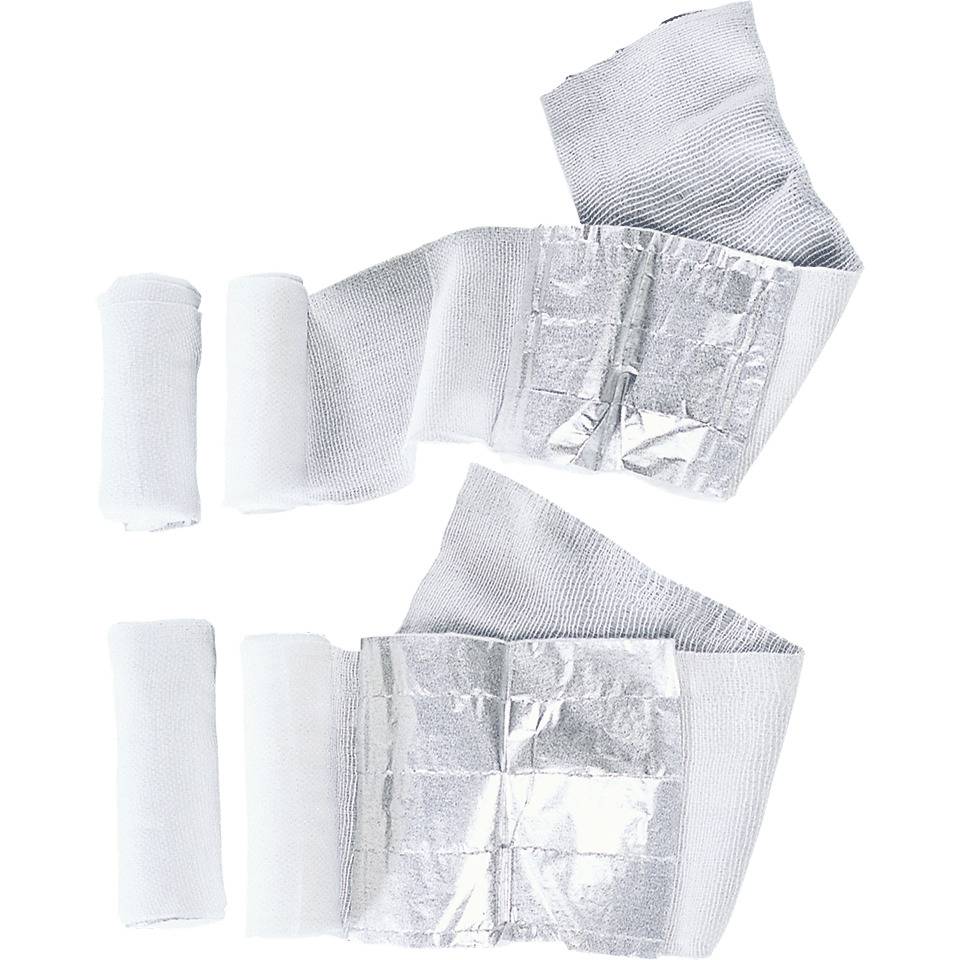 aluderm® Verbandpäckchen, mittel, mit Wundkompresse, 400x8cm, 15/VE