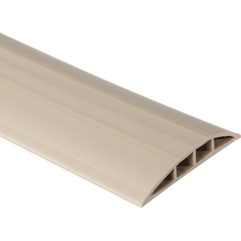 Kabelbrücken-Set, mit 1 Rolle doppelseitigem Klebeband (5m), beige, 3mx100mm