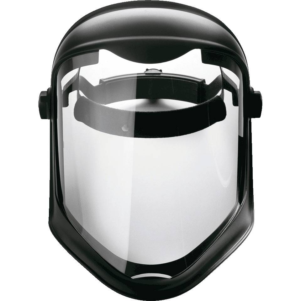 Honeywell Gesichtsschutz Bionic™, schwarz, Polycarbonat-Scheibe, FogBan, 371g