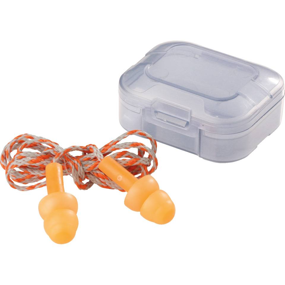 uvex Gehörstöpsel Whisper, mit Kordel, Kat.III, in Hygienebox, orange, TPE, 1 Paar/VE