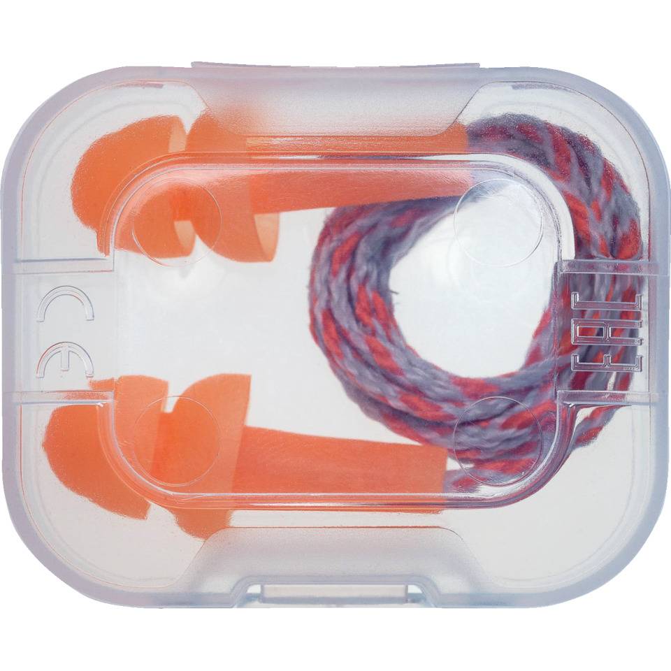 uvex Gehörstöpsel Whisper, mit Kordel, Kat.III, in Hygienebox, orange, TPE, 1 Paar/VE