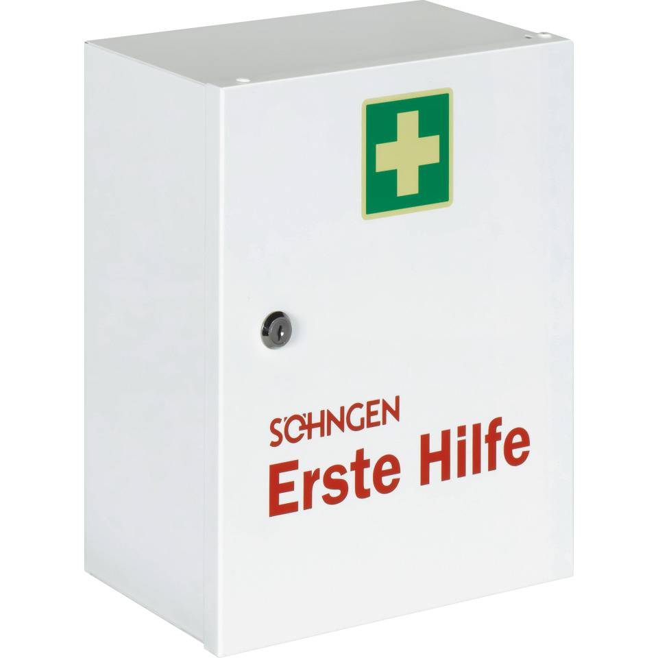 SÖHNGEN® Verbandschrank Heidelberg, ohne Füllung, 1-türig, weiß, 302x362x140mm