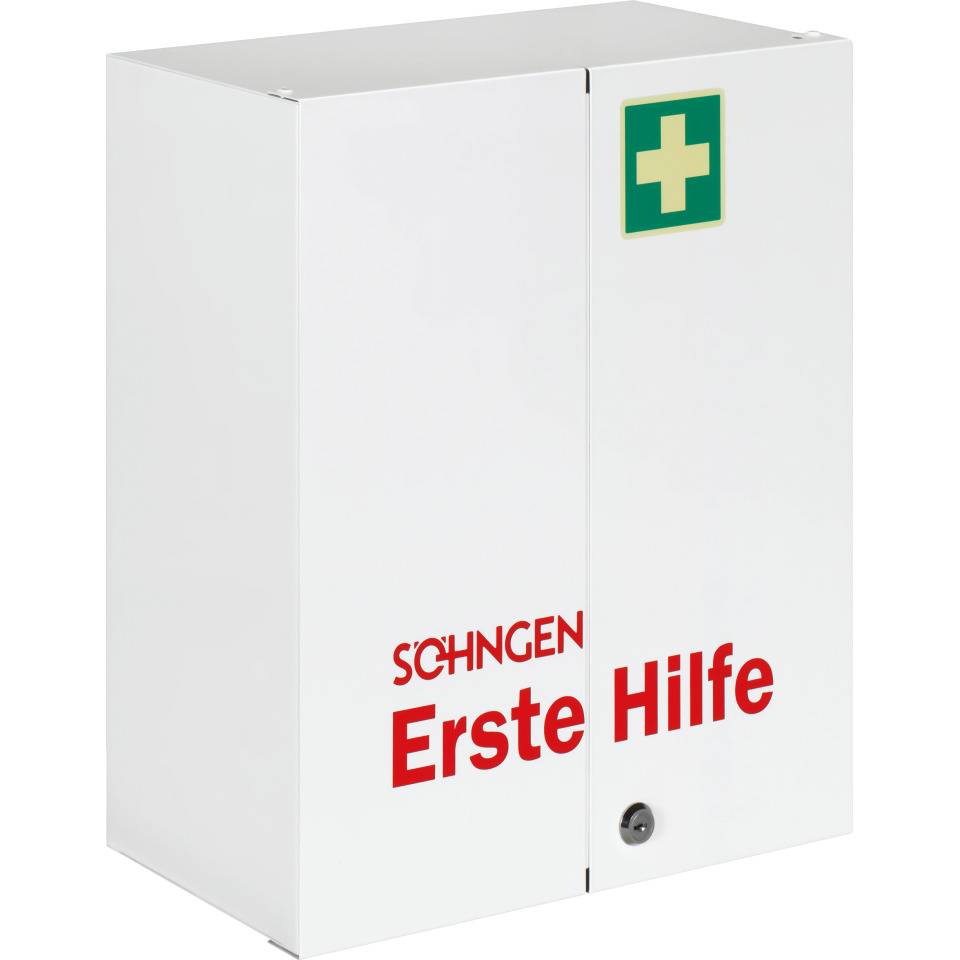 SÖHNGEN® Verbandschrank Rom, ohne Füllung, 2-türig, weiß, 404x462x170mm