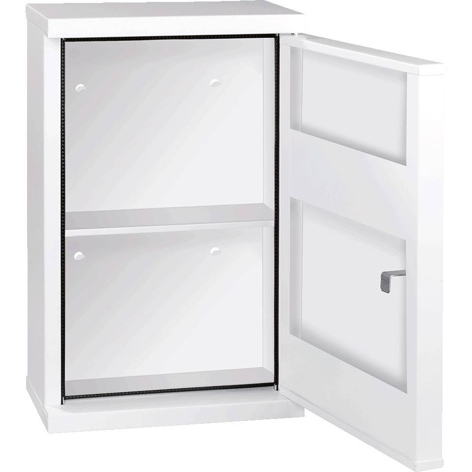 SÖHNGEN® Verbandschrank NovoLine 1, leer, weiß, Stahlblech, 360x420x200mm