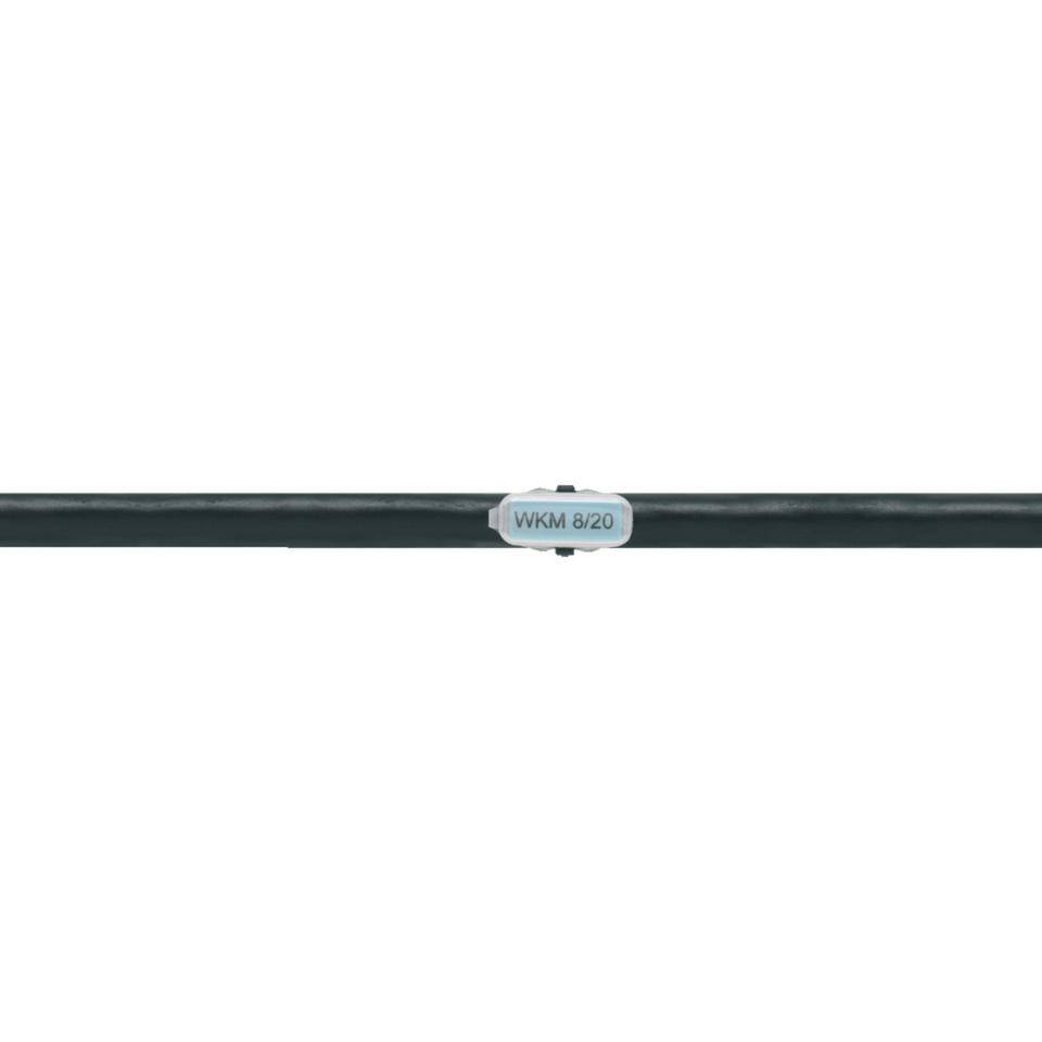 Kabelmarkierer WKM 8/20, transparent, Polypropylen, 20x8mm, 50/VE