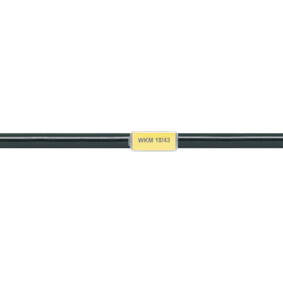 Kabelmarkierer WKM 18/43, transparent, Polypropylen, 43x18mm, 50/VE
