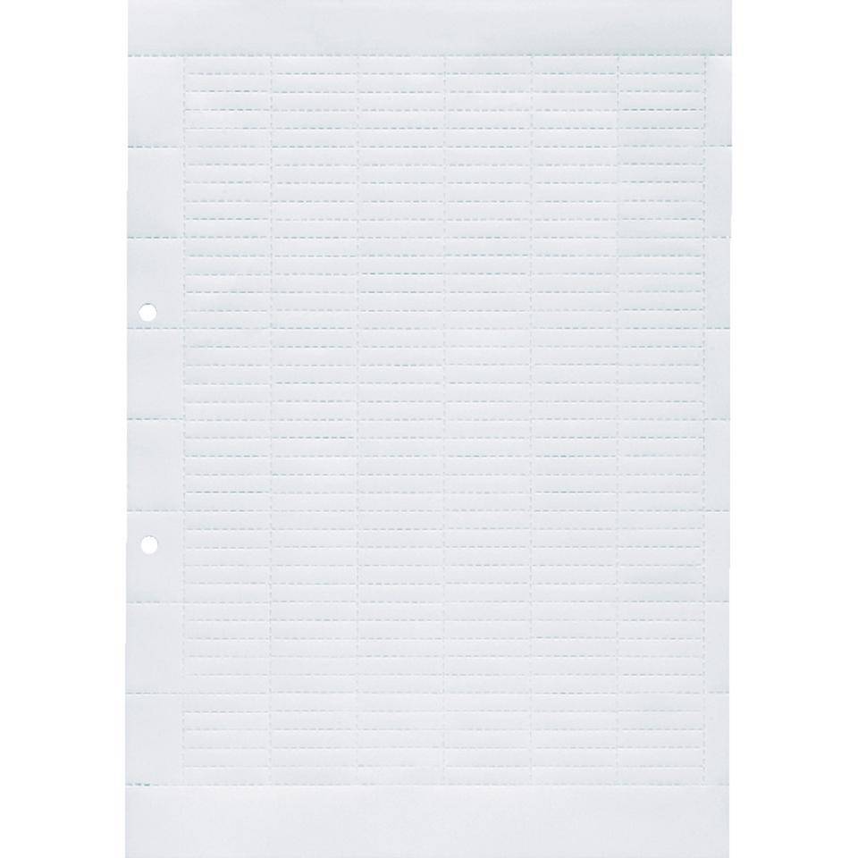 Etiketten aus Papier, zum Selbstbeschriften, weiß, Papier, 16,5x40mm, 600/VE