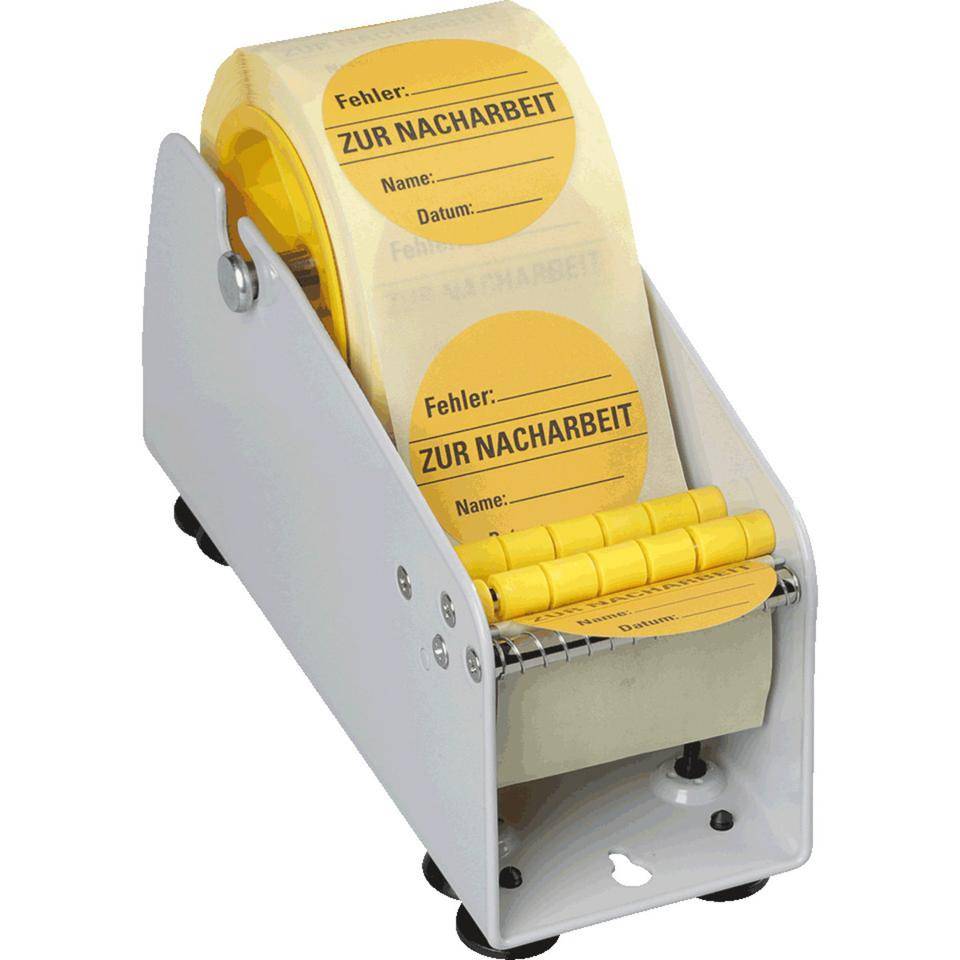 Tisch- und Wandspender, grau, Stahl, Nutzbreite bis 75mm, 82x120x220mm