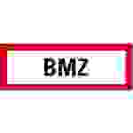 Feuerwehrschild BMZ, Folie, selbstklebend, 210x74mm, DIN 4066