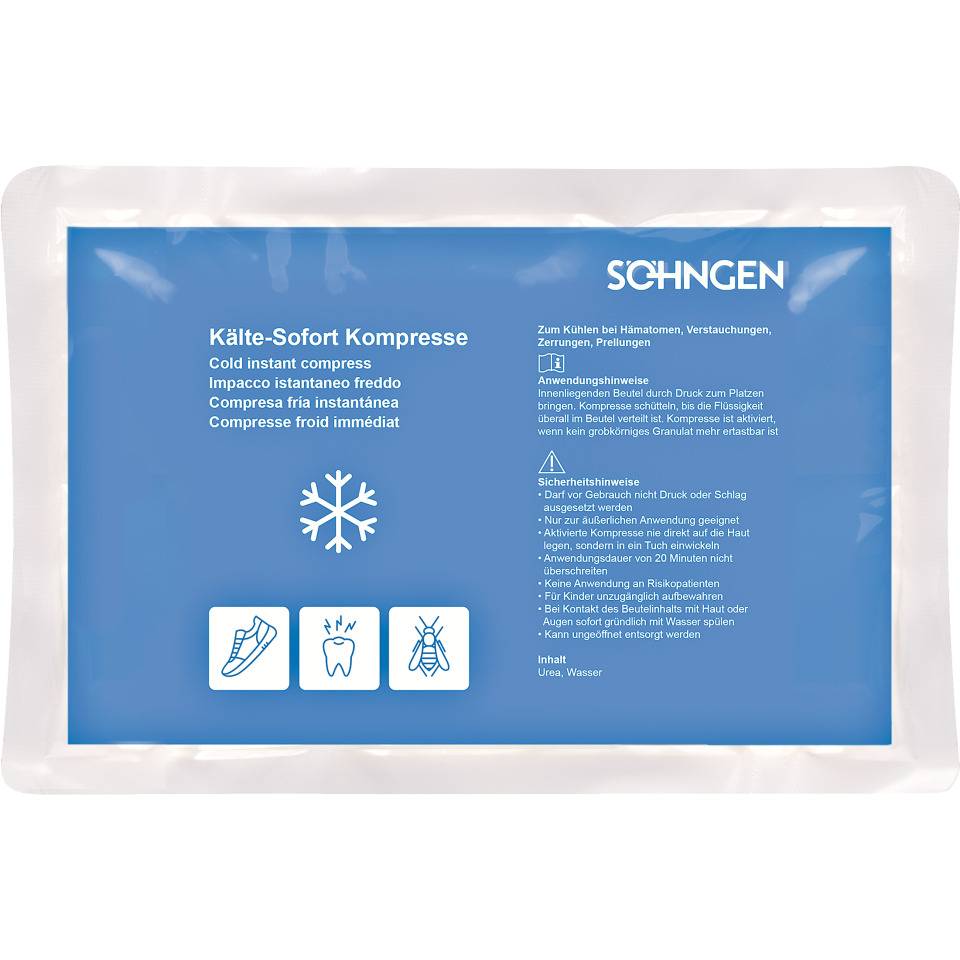 SÖHNGEN® Kälte-Sofortkompresse, ohne Vorkühlen, einmaliger Gebrauch, 5/VE