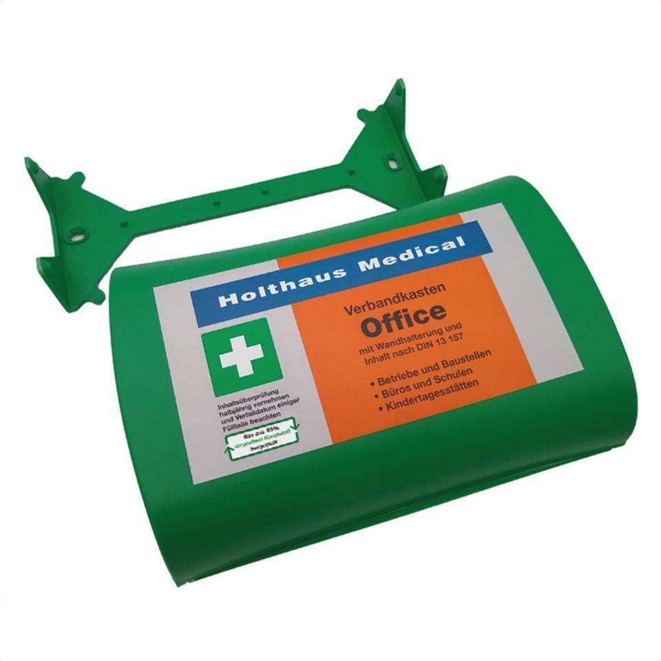 Holthaus Medical Verbandbox Office, gemäß DIN 13157, grün, 270x180x90mm