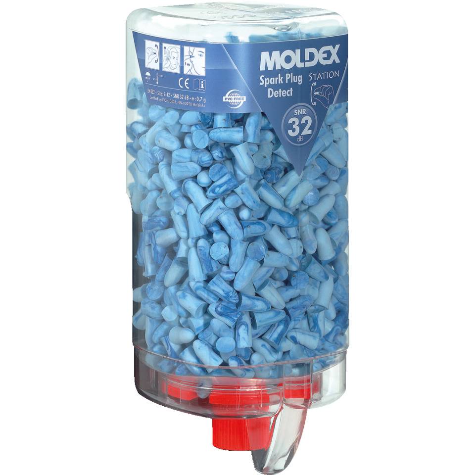 MOLDEX Einweg-Gehörschutzstöpsel Spark Plugs detect, Kat.III, PU, 500Paar/VE