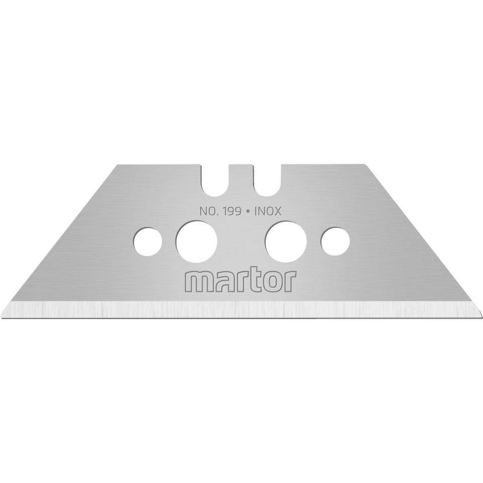 Ersatzklinge Nr.199, für MARTOR Messer, metalldetektierbar, 60x19mm, 10 Stück/VE