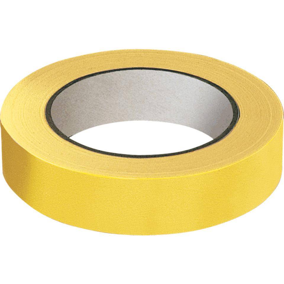 Markierungsband, für kurzfristige Kennzeichnungen, gelb, PVC-Folie, 25mm, 66m/Rolle