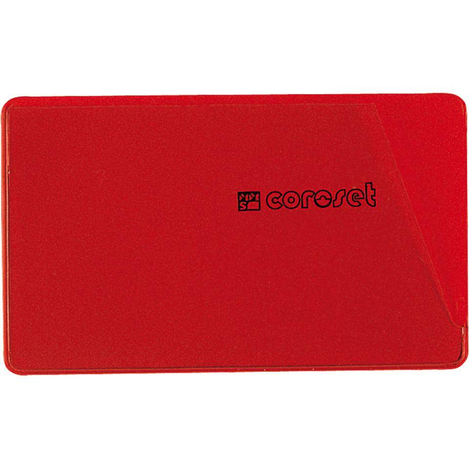 coroset® magnetische Etikettenhalter, rot, 120x40mm, 100/VE