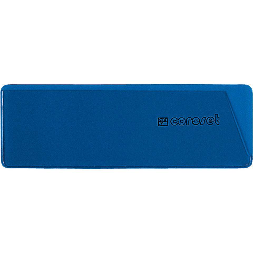 coroset® magnetische Etikettenhalter, blau, 97x58mm, 100/VE