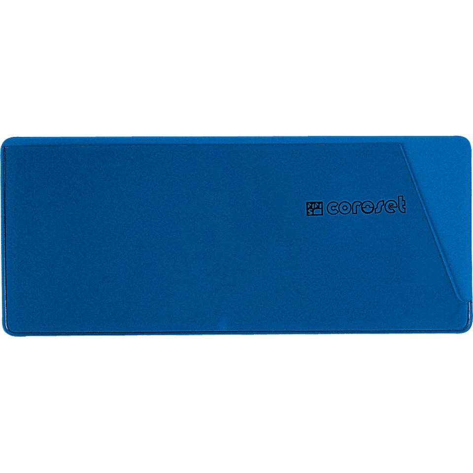 coroset® magnetische Etikettenhalter, blau, 137x58mm, 100/VE