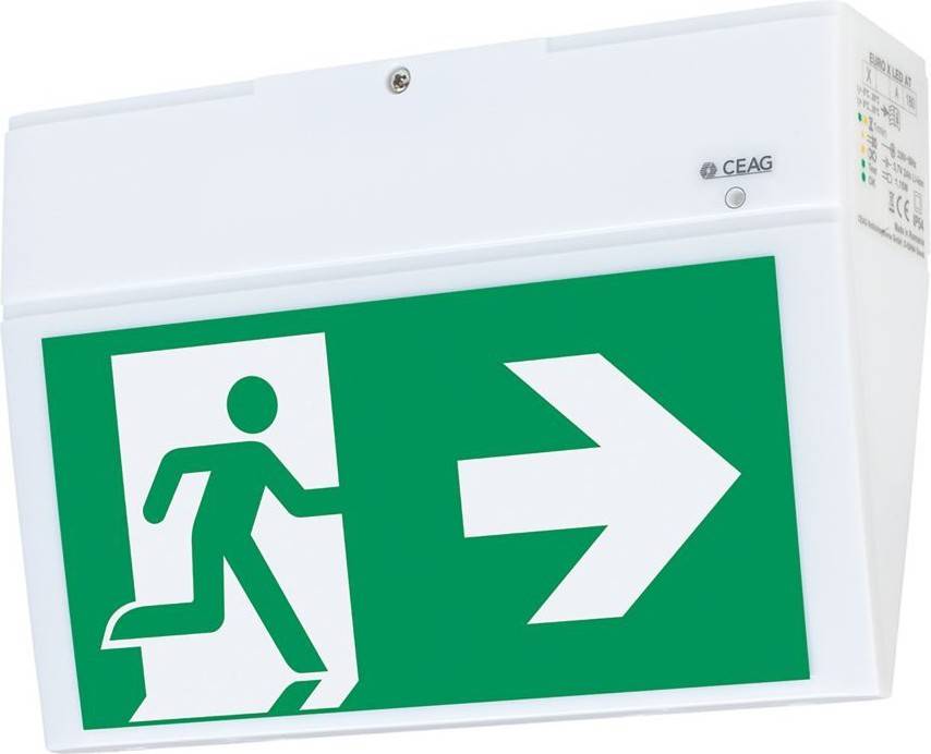 Ceag Notlichtsysteme Einzelbatterie-Leuchte EURO X LED