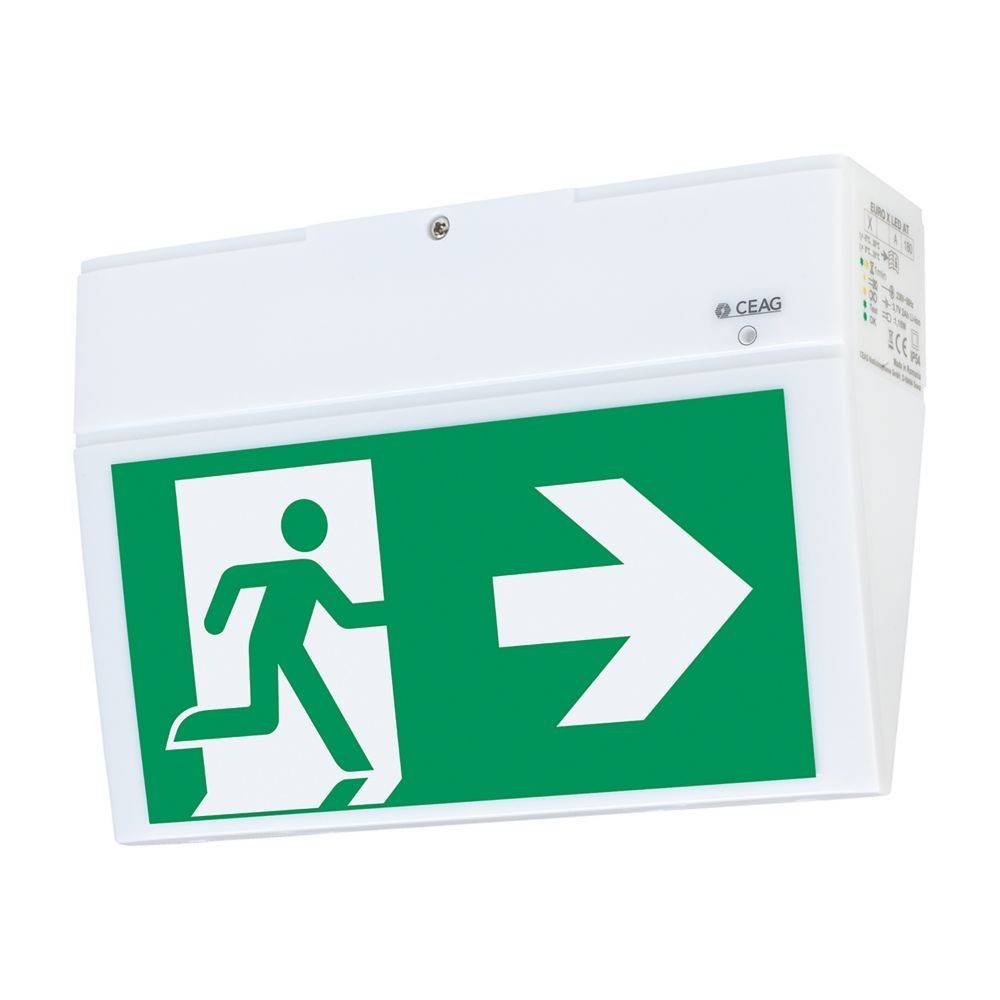 Ceag Notlichtsysteme Einzelbatterie-Leuchte EURO X LED
