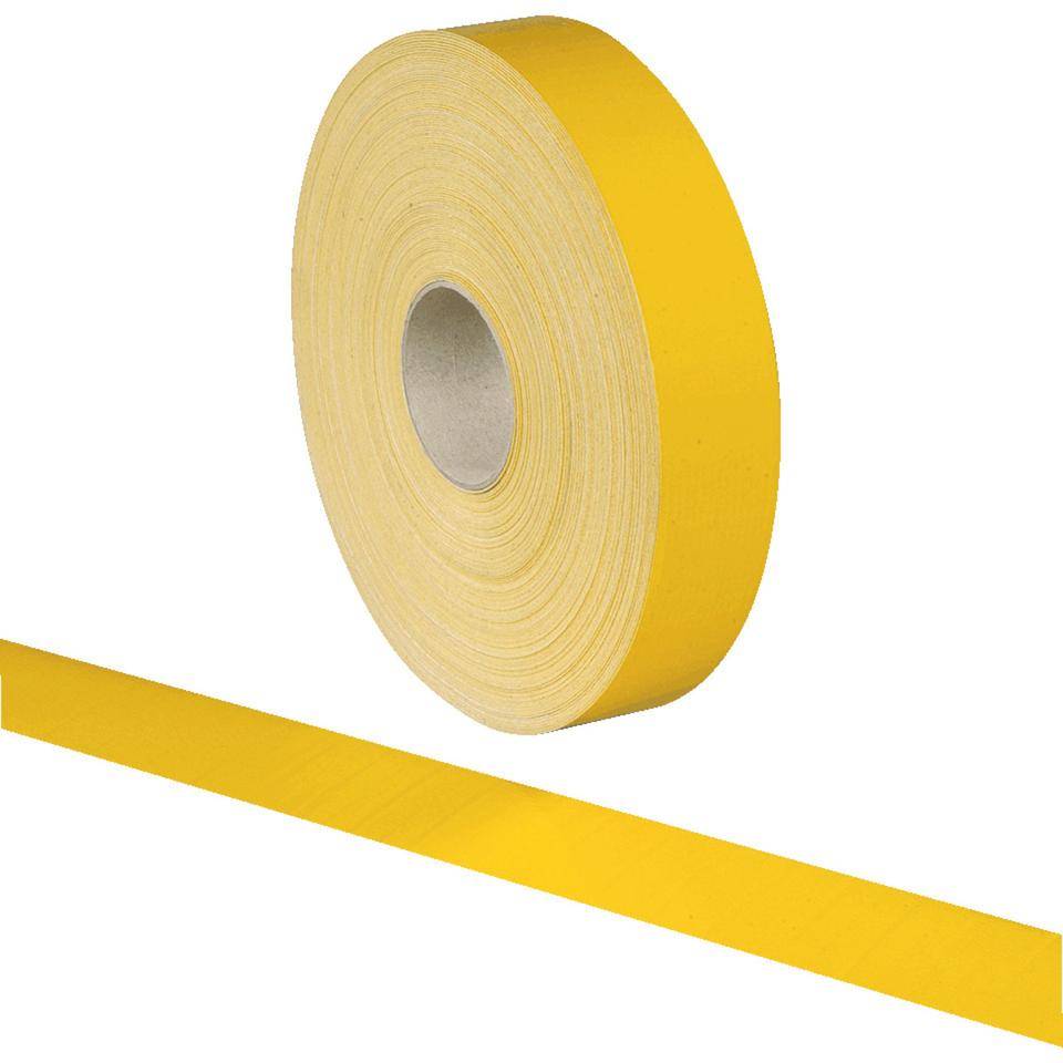 Bodenmarkierungsband Strong, gelb, Elastomer, 50mm, 50m/Rolle