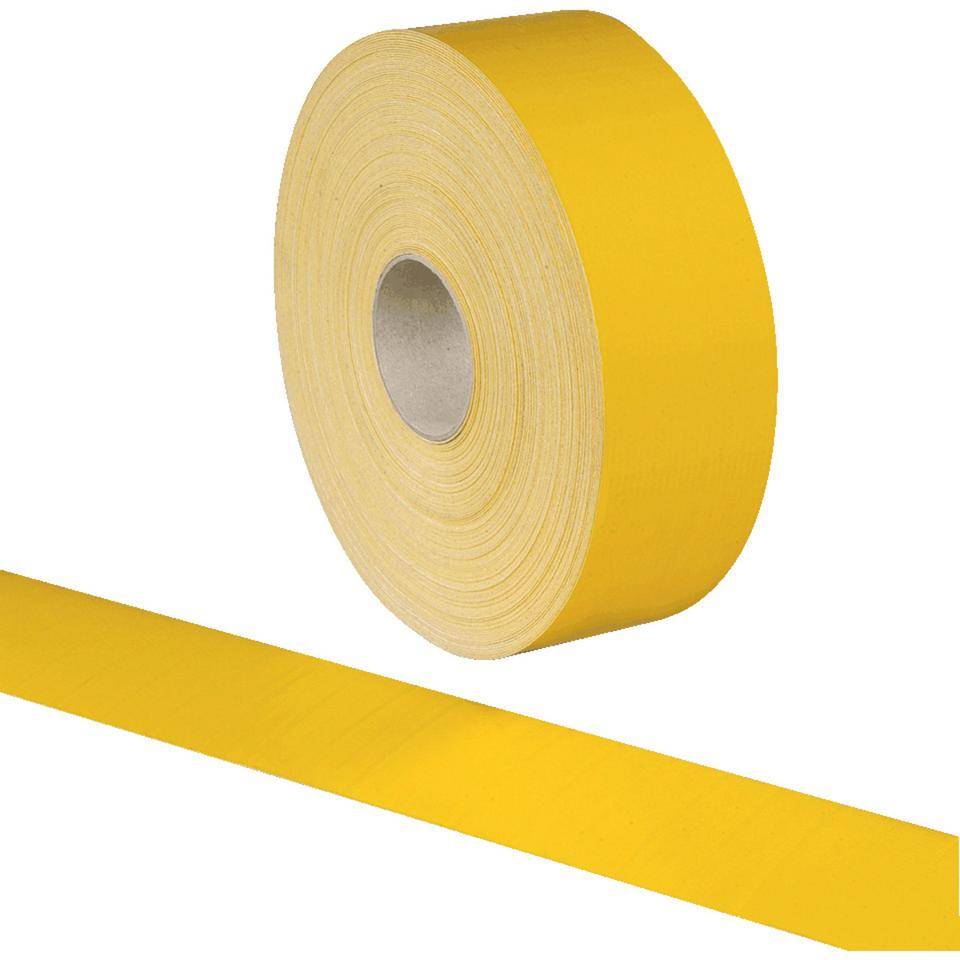 Bodenmarkierungsband Strong, gelb, Elastomer, 100mm, 50m/Rolle