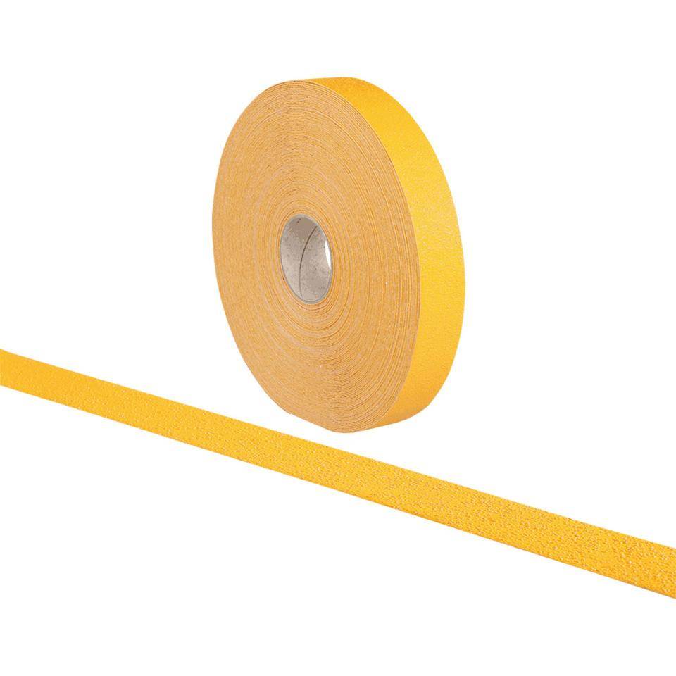 Bodenmarkierungsband Strong, rutschhemmend, gelb, Elastomer, 50mm, 50m/Rolle