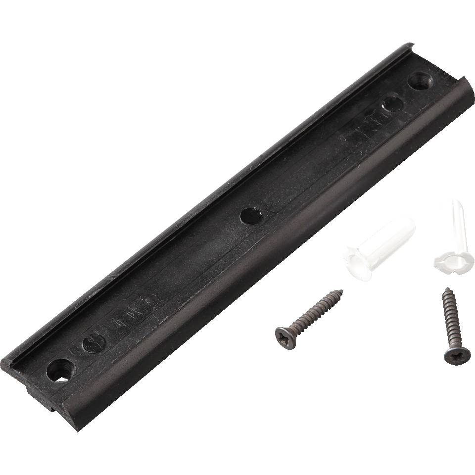 RS-GUIDESYSTEMS Wandclip, zum Einhängen des 100mm-Gurtes, schwarz, Kunststoff