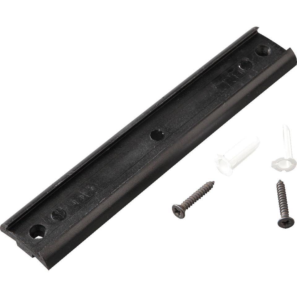RS-GUIDESYSTEMS Wandclip, zum Einhängen des 100mm-Gurtes, schwarz, Kunststoff