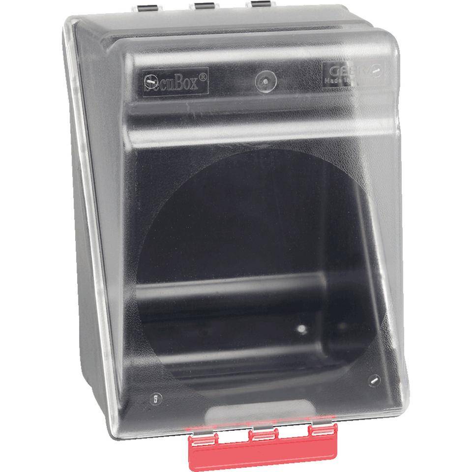 SecuBox Schutzmittelbox Maxi, transparent, ABS-Kunststoff, 236x315x200mm