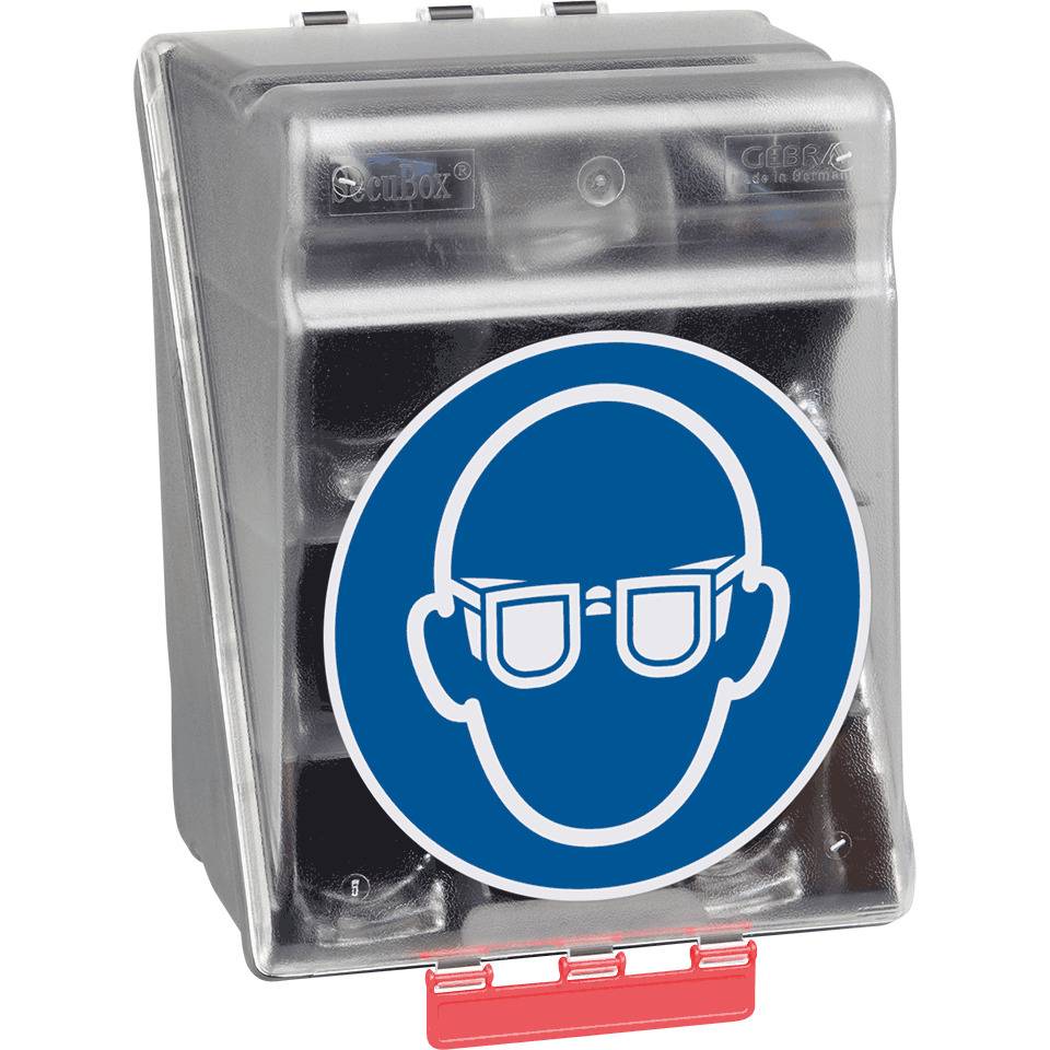 SecuBox Schutzmittelbox Maxi 12, transparent, ABS-Kunststoff, 236x315x200mm