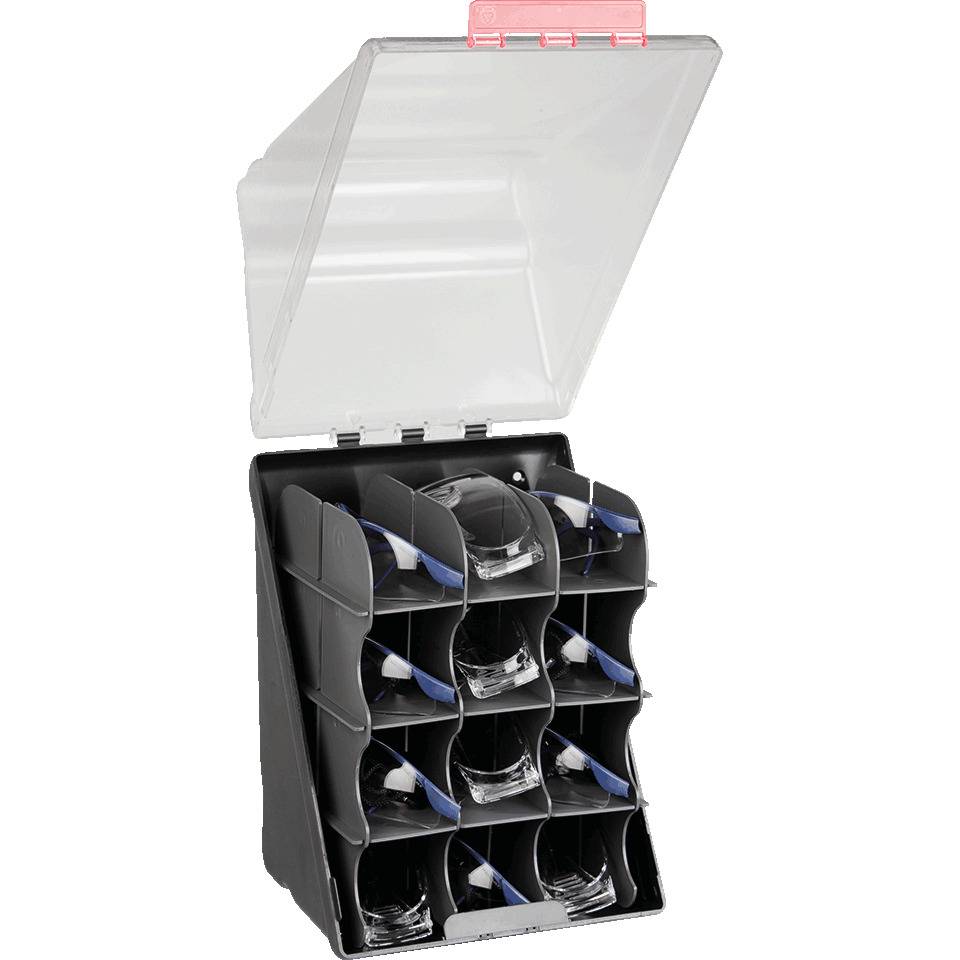 SecuBox Schutzmittelbox Maxi 12, transparent, ABS-Kunststoff, 236x315x200mm