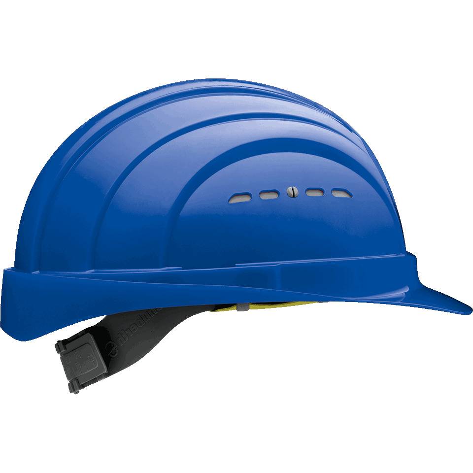 Schuberth Schutzhelm EuroGuard 6 I/79 GY, EN 397, Drehverschl., 6-Pkt.Gurtband, blau