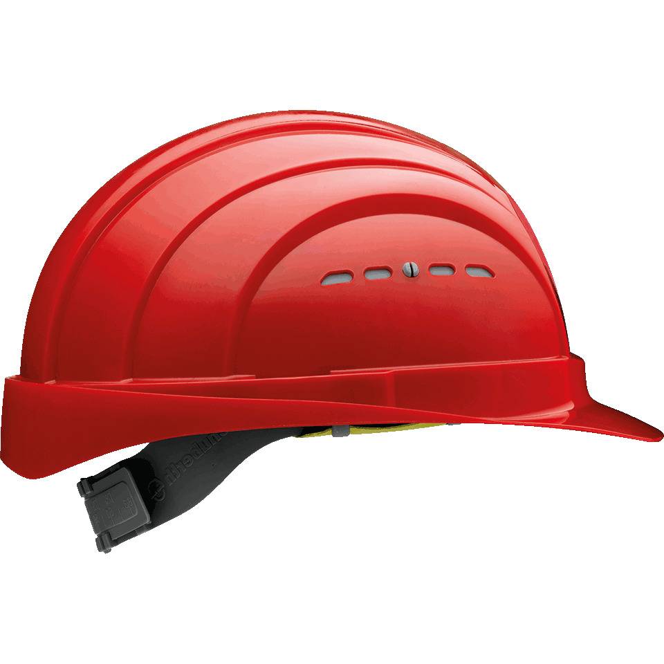 Schuberth Schutzhelm EuroGuard 6 I/79 GY, EN 397, Drehverschl., 6-Pkt.Gurtband, rot