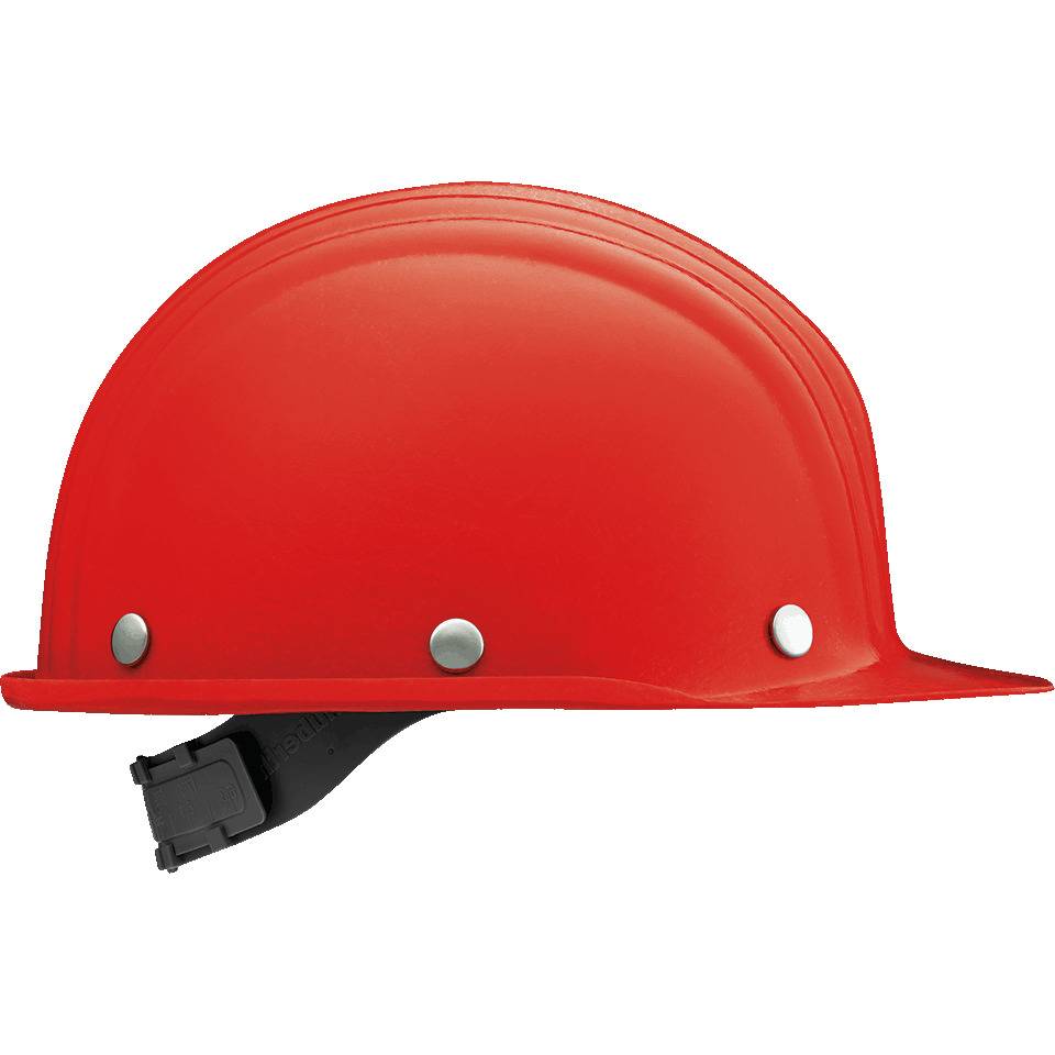 Schuberth Arbeitsschutzhelm BOP R, EN 397, mit Drehverschluss, rot, 405g