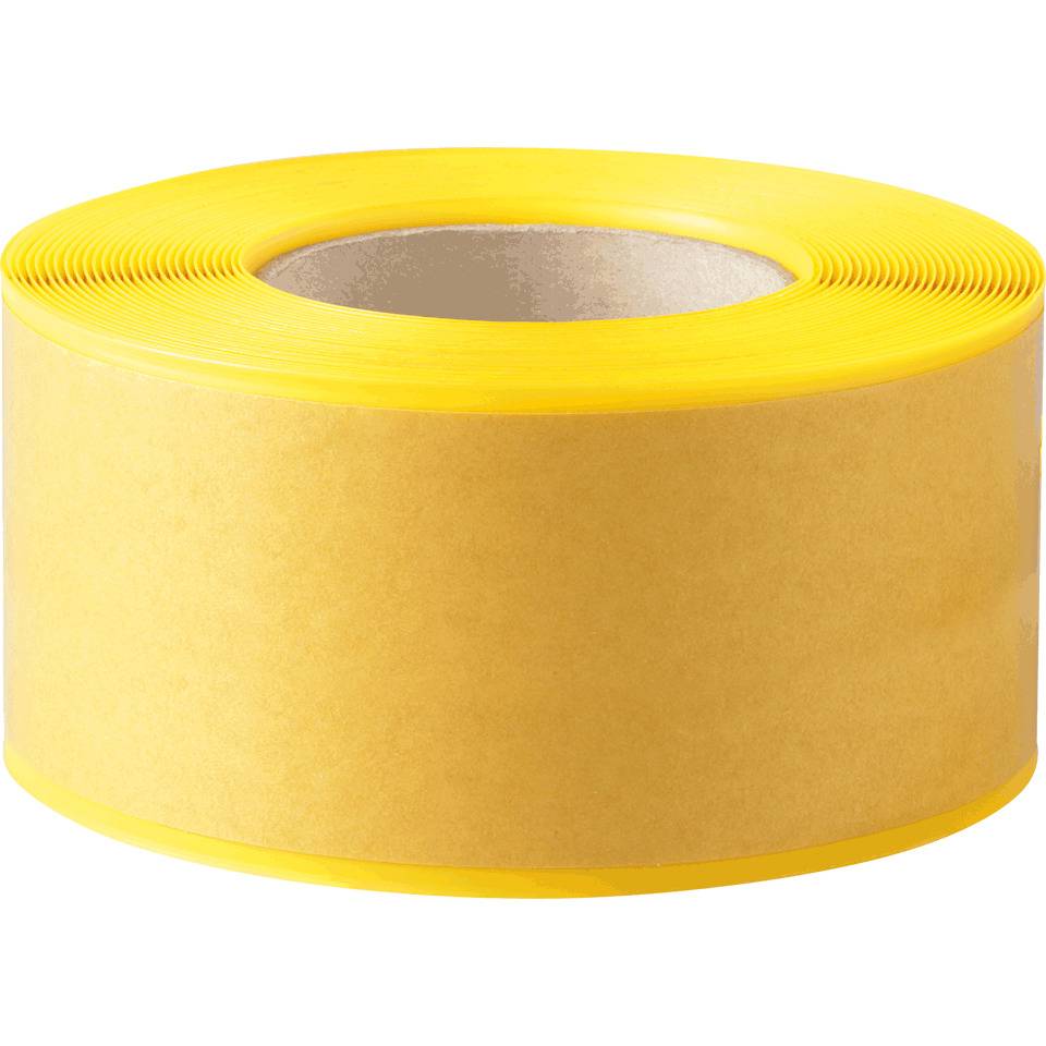 Bodenmarkierungsband, extra stark, überfahrbar, gelb, PVC, 75mm, 10m/Rolle