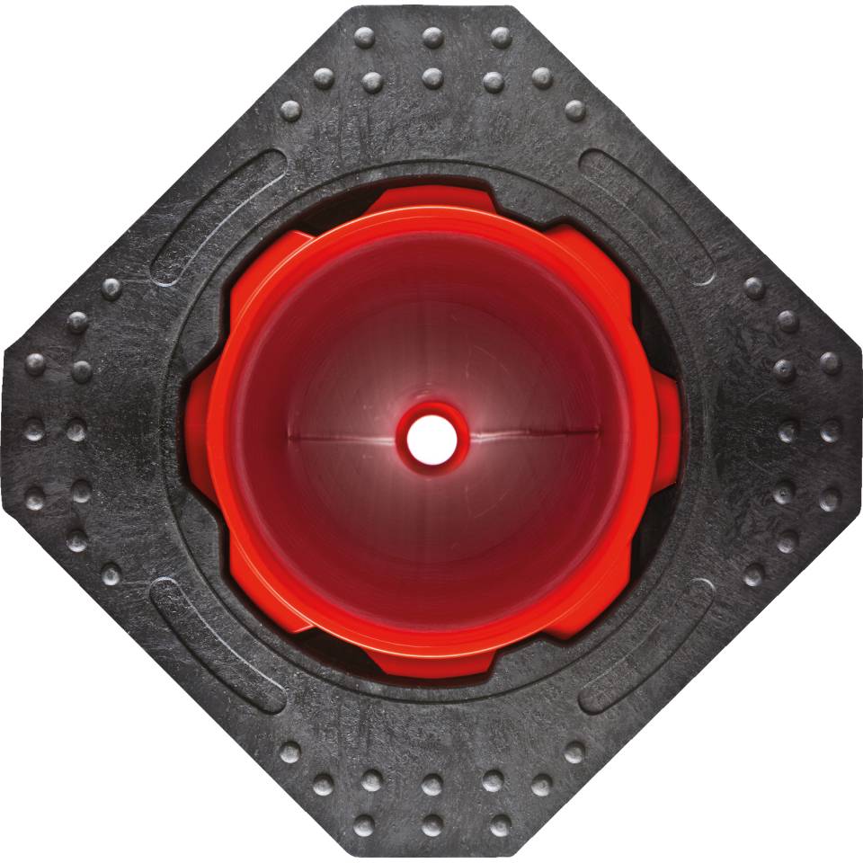 Leitkegel, BAST V4-08/2012, Klasse 3, rot/weiß, PVC, Typ 2 Folie, 750mm, 6kg