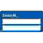 Inventaretikett Geräte-Nr., blau, Folie, mit Klappkaschierung, 50x25mm, 8/Bogen
