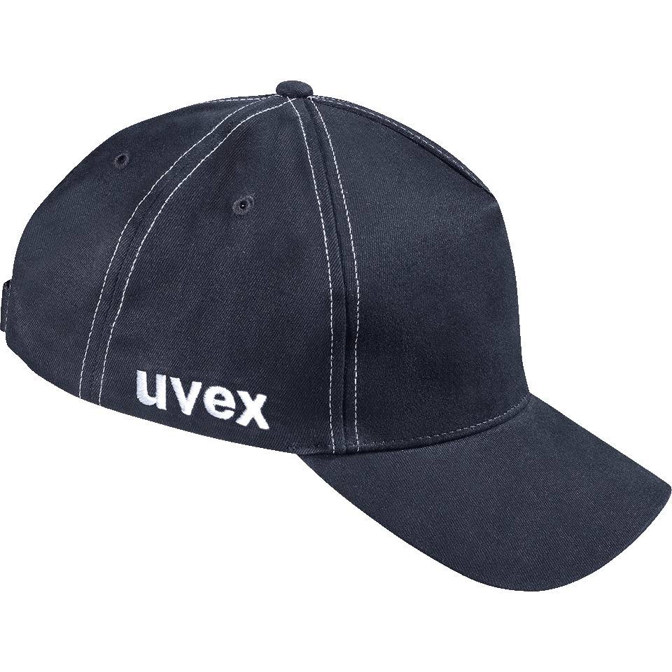 uvex Anstoßkappe u-cap sport, Standardschirm, Kategorie II, EN 812, navy-blau, 190g, Größe 55-59cm