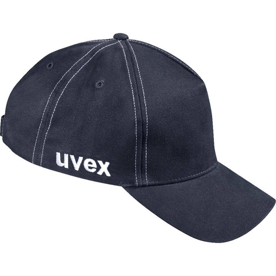uvex Anstoßkappe u-cap sport, Standardschirm, Kategorie II, EN 812, navy-blau, 190g, Größe 60-63cm
