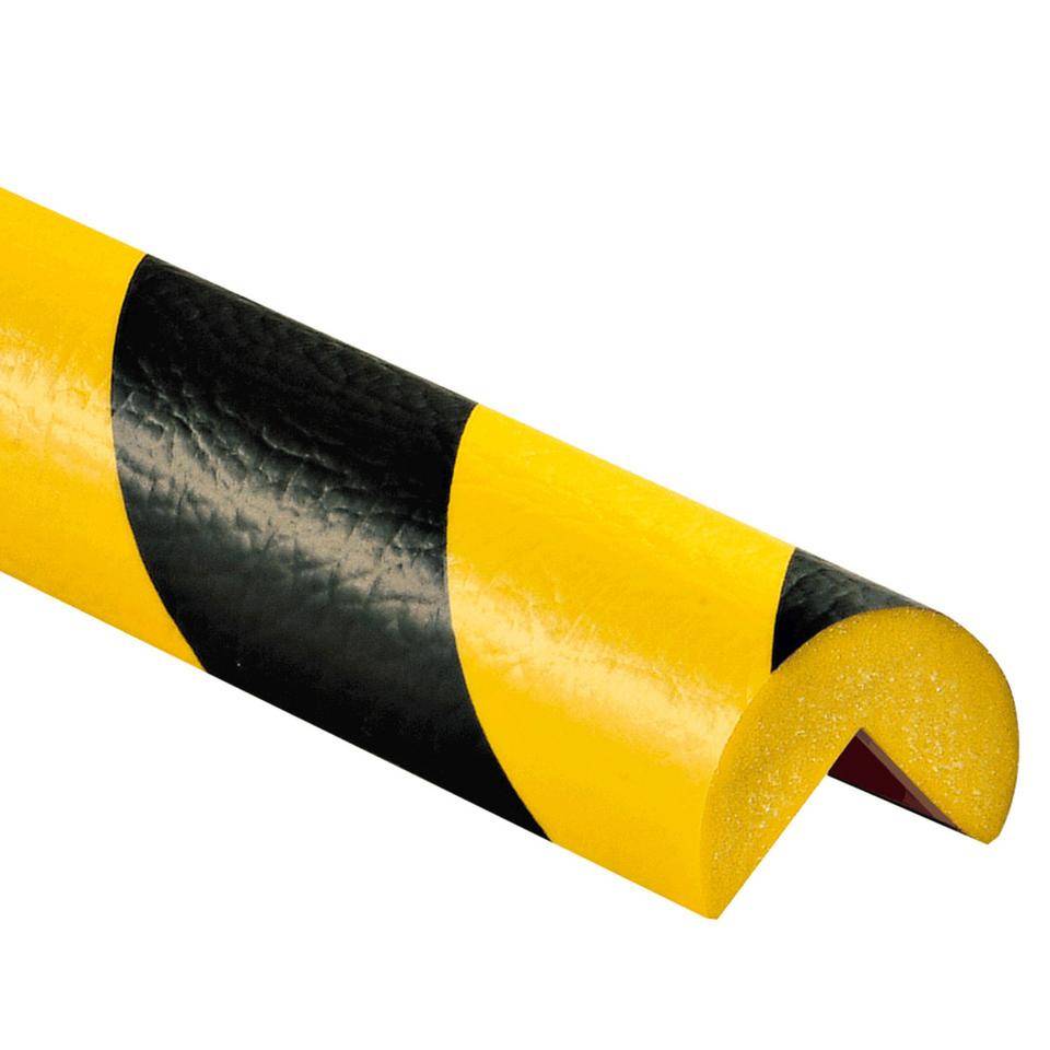Knuffi Eckschutzprofil Typ A, magnetisch, gelb/schwarz, 1m